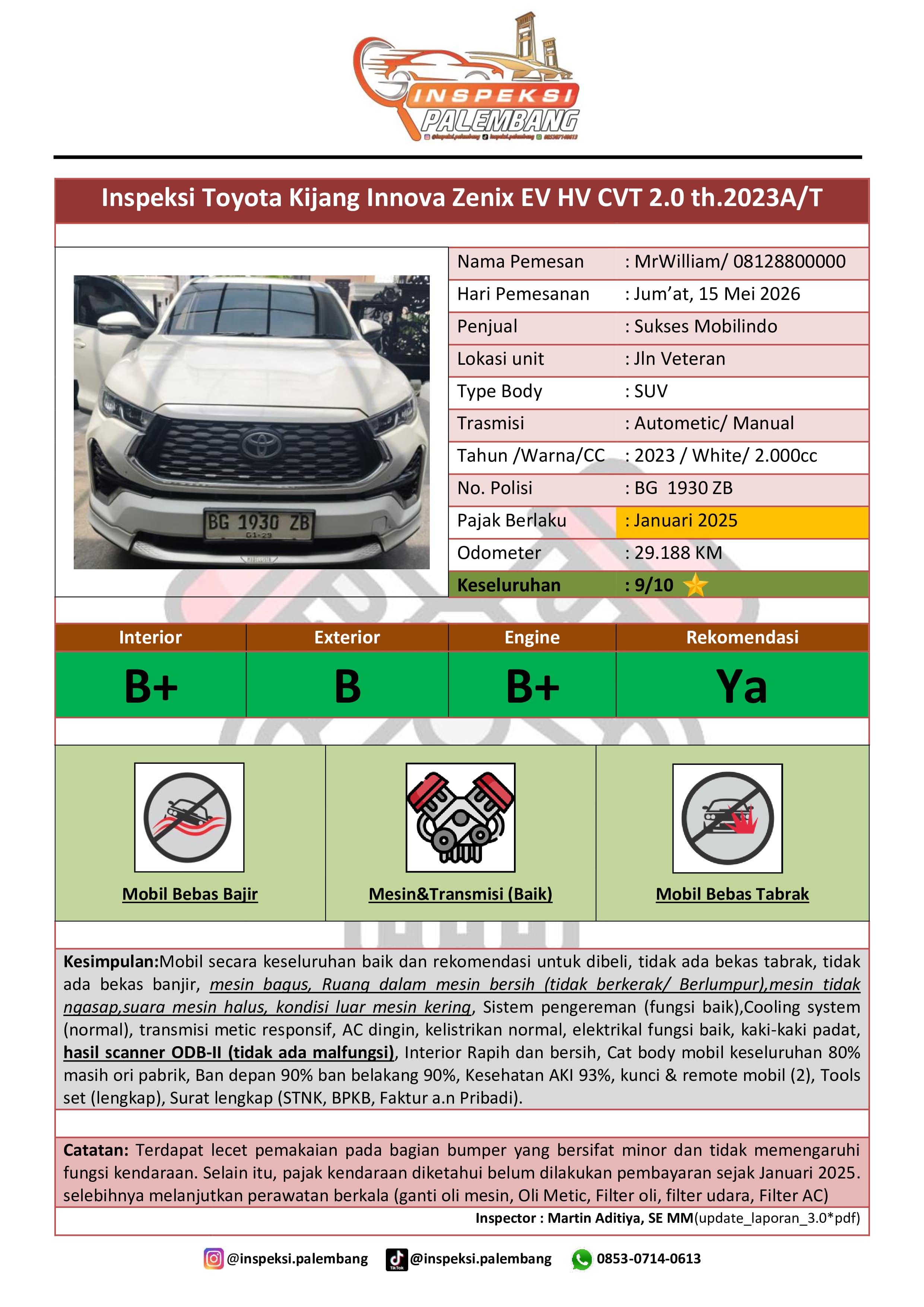 Contoh Laporan Halaman 1